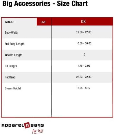 Big Accessories BA517 Cold Weather Baseball Cap