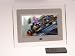 7 White Memory View Digital Photo Frame with 128MB Internal Memory
