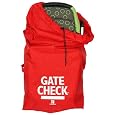 J.L. Childress Gate Check Bag For Standard and Double Strollers, Red