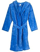 TowelSelections Boys Hooded Plush Robe Soft Fleece Bathrobe Made in Turkey