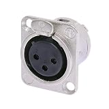 Neutrik NC3FDL-1 Female XLR Panel Connector