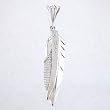 Ray Tracey Large Sword, Feather, Corn Pendant in Sterling Silver, #8617
