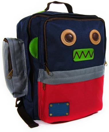 My Little Robot Backpack for Kids Toddlers - Blue/Red
