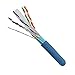 Vertical Cable 062-504/S/BL Cat6 Shielded 550MHz 23AWG Solid Bare Copper Conductor Cable (1000ft Spool/Blue)