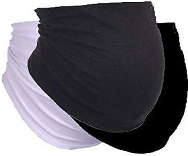 Nokweeman Women's Maternity Belly Nursing Band (Single) (XX-Large, Black)