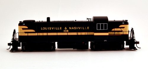 Bachmann Industries Alco RS-3 DCC Sound Value Equipped HO Scale #108 Diesel Louisville and Nashville Locomotive, Black/Cream/Red-image