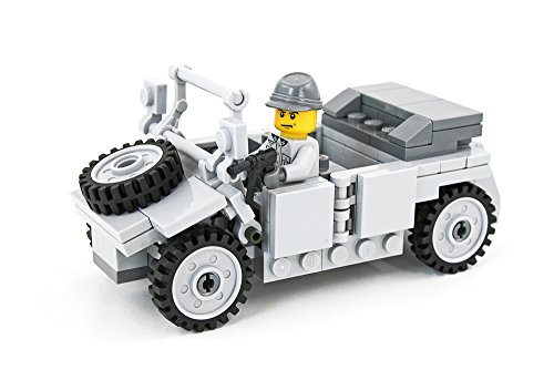 Kubelwagen Utility Vehicle with Minifigure - Custom LEGO® Element Building Kit from Brickmania