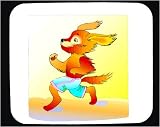 DECORATED MOUSE PAD WITH JOGGING, HEALTH, FITNESS