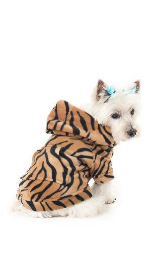 Footed Pajamas Tiger Stripes Pet Pajamas