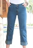 Jessica London Plus Size Denim Capris