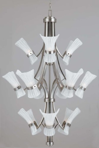 cyber Monday Collection Nickel Chandelier Triarch InternationalB007KQCIA2