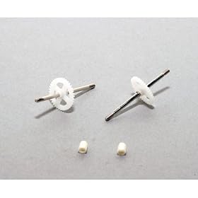 Prop Shaft with Gear (2): Ultra-Micro 4-Site from Toy RC Airplanes