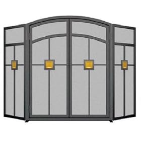3Panel Fireplace Screen by Panacea