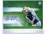 Suzann Pettersen certified autograph 2004 SP Signature Golf 8x10 photo card