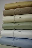 1000tc California King Solid Egyptian Cotton Sheet Sets, Taupe
