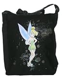 Disney Tinker Bell Large Black Bag