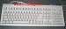 Electronics : RUSSIAN PS/2 KEYBOARD Red Laser Print