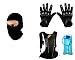 Autopearl Premium Quality Bike Accessories (Combo of Face Mask,1 Pair of Hand Grip ,KTM Type Rucksack Bag/ Mountain Climbing Bag with 2 Liter, Hydration Bladder(multicolor_Free Size) RS.3231.00