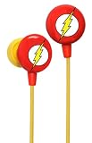 iHip DCF10163FL Classic Flash Logo Hi-Fi Noise Reducing Ear Buds (Earphones) Red/Yellow/White