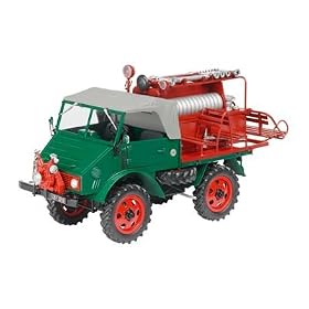 Schuco SCHU00146 Mercedes Benz Unimog, squadra anti-incendio - Modellino in scala 1:18