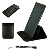 Black Premium Durable Leather Cover Sleeve Carrying Case can easily be conv ....