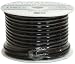 Pyramid RPB425 4 Gauge Black Ground Wire 25 Feet OFC