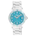 s.Oliver Damen-Armbanduhr Silikon wei� bunt Analog Quarz SO-2152-PQ