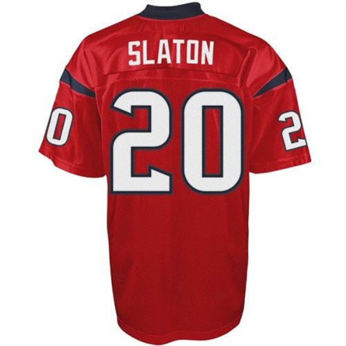 NFL Jerseys Houston Texans 20# Slaton Red Authentic Football Jersey Size 48-56 (Please Select the Size When You Order, Can Do Drop Shipping)