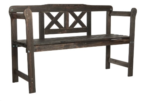 Gartenbank Friesenbank Holzbank wetterfest Kolonial lasiert mit