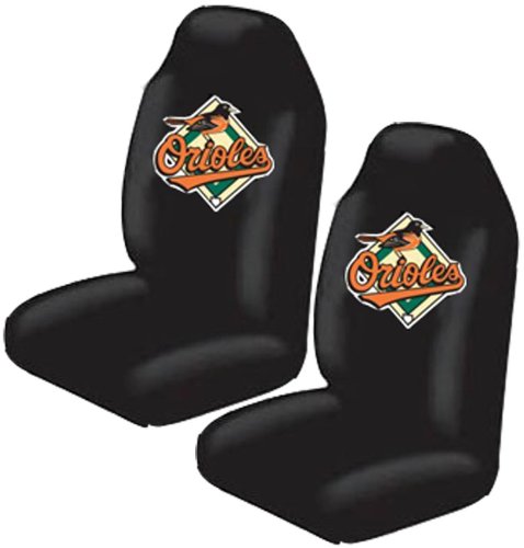 Bucket Seat Covers - MLB Baseball - Baltimore Orioles - Pair