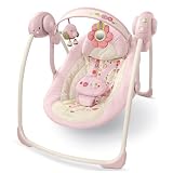 Bright Starts Comfort & Harmony Portable Swing, Pink Pastel