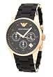 Emporio Armani Womens AR5906 Fashion Black Dial Watch