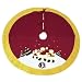 Florida State Seminoles NCAA Snowman Holiday Tree Skirt (48