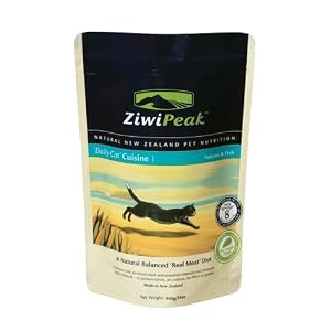 ZiwiPeak Real Meat Grain Free Air Dried Cat Food, Venison & Fish, 14oz