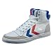 Hummel Men's Stadil High Top Sneaker Shoe In White Leather
