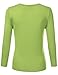 JJ Perfection Women's 3/4 Sleeve Crew Neck Button Down Knit Cardigan Sweater