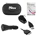 Search : GTMax USB Rapid Car Charger + USB Home Travel Charger + USB Data Cable + Black Zipper Pouch Cover Case + LCD Screen Protector for Sony PlayStation Portable PSP Go