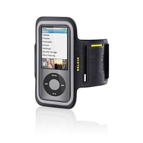 Belkin Dualfit Sports Armband for New iPod Nano (5th Generation) - Caviar