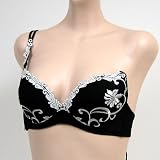 Venus $59 Black Convertible Push Up Bra #0316 sz 32B