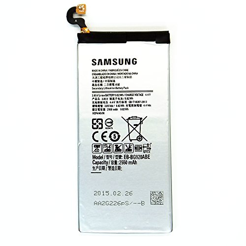 Kastar Battery (1-Pack) for Samsung Galaxy S6, Replacement Internal Li-ion Polymer Battery 3.95V 2550mAh 9.82Wh, Compatible with GSM & CDMA Samsung Models