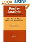 What Proverbs Mean: Semantic Studies in English Proverbs