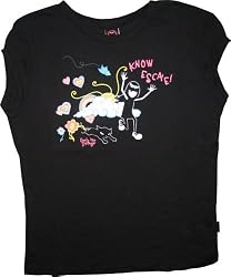 Emily the Strange juniors women's Know Escape shirt Black