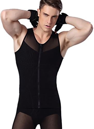 Men's Slimming Body Shaper CaiMai Front Zipper Compression Tank Top
