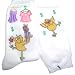 Womens 9-11 Chicks Shop Chicks with Clothes, $$, & Boxes Cotton Lycra Novelty Socks