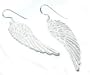 Beautiful Tomas Large 2" Angel Wings Charm 925 Sterling Silver Dangle Earrings ~ Comes Gift Boxed