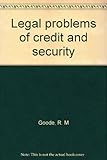 Legal problems of credit and security