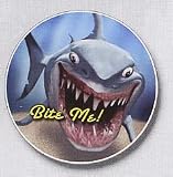 Shark, Bite Me Auto Coaster, Single Coaster for Your Car