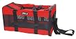 Designer Dog Carrier-Red w/Black Straps