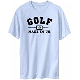 T-Shirt Light Blue  Golf Made In Uk - E-Urope  Sports
