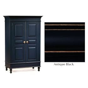 Alligator Enterprises 17302SAB Stars Armoire in Antique Black by Alligator Enterprises